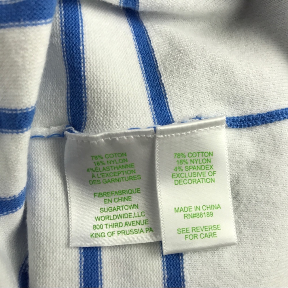 Lilly Pulitzer Dasha Striped Sweater M Blue White - Picture 7 of 8